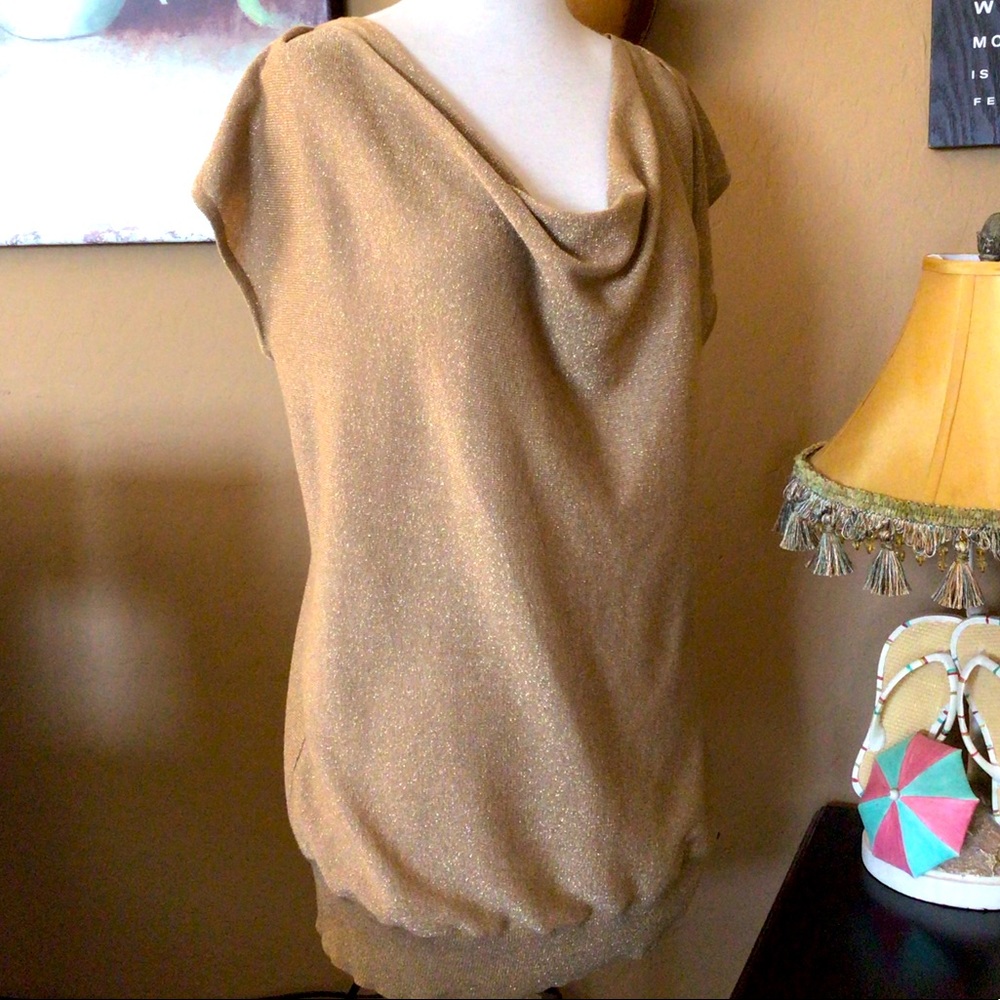 MICHEAL KORS SPARKLING GOLD TUNIC TOPS🎀